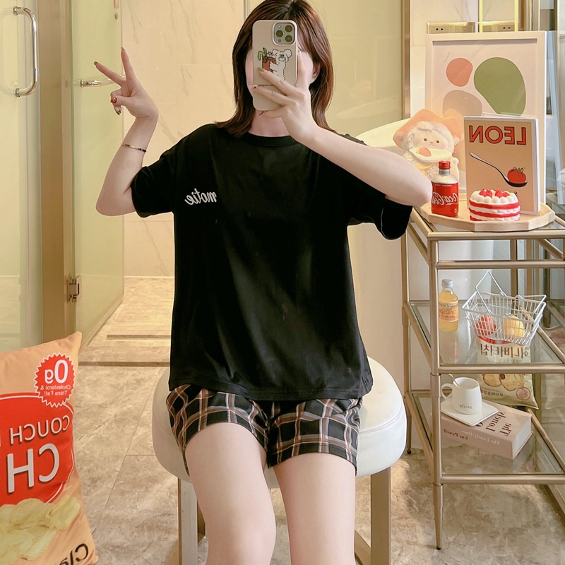 Bộ đùi mặc nhà chất thun sữa quảng châu nhiều hoạt hình dễ thương