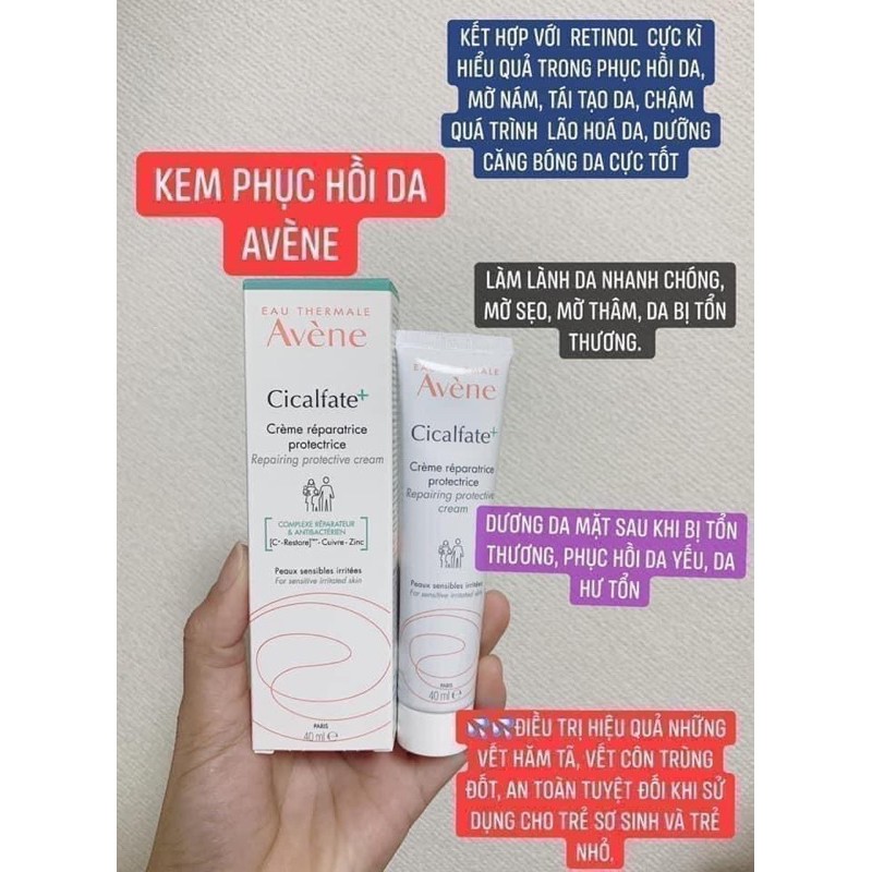 Kem Dưỡng Avene Phục Hồi Da Cicalfate Restorative Skin Cream