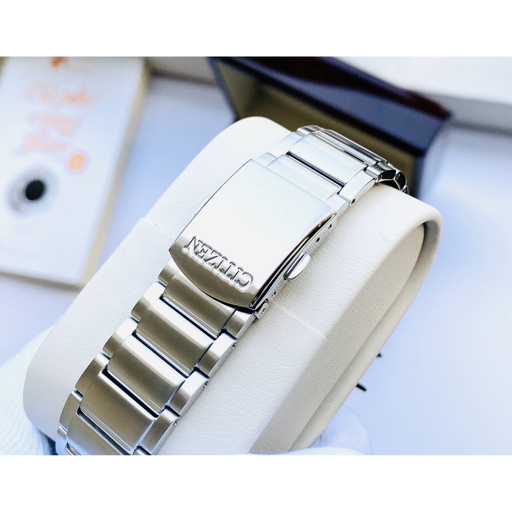 Đồng hồ nam chính hãng Citizen Eco drive AT2400-81A - Máy pin năng lượng ánh sáng - Kính sapphire chống xước tốt
