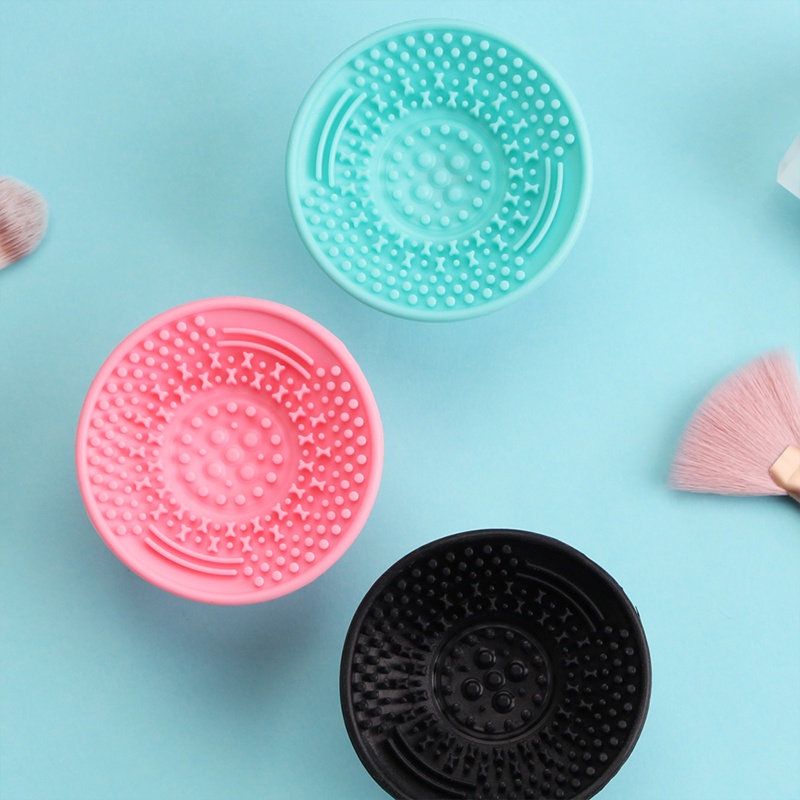 Miếng Silicone Vệ Sinh Cọ Trang Điểm