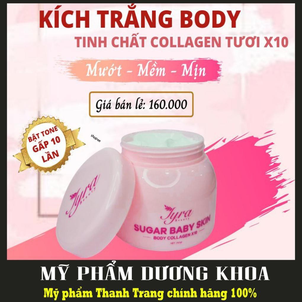 KEM KÍCH TRẮNG BODY SUGAR BABY SKIN - CÔNG TY THANH TRANG  MG88