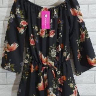 Jumpsuit hoa dfi biển