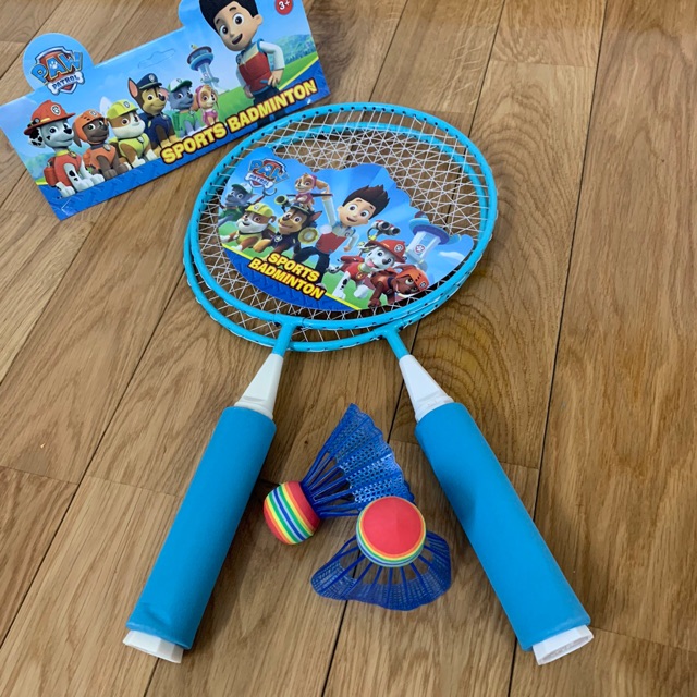 Bộ vợt xanh (gồm 1 đôi vợt và 2 quả cầu)