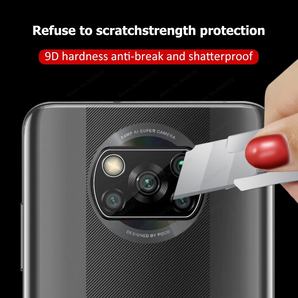 Kính cường lực bảo vệ camera cho Xiaomi Mi 11 Ultra 10t Pro Note 10 Lite Poco F3 X3 X4 GT Nfc M3 F2 9t Pro 9 Se A3