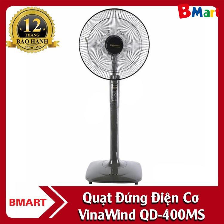 Quạt cây đứng Vinawind - QĐ400-MS, điều khiển cơ, sải cánh 400, quạt Điện cơ Thống Nhất  - BM