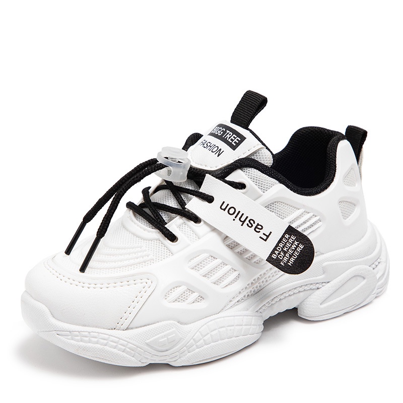 Giày Thể Thao Đế Mềm Phối Lưới Thoáng Khí Cho Bé