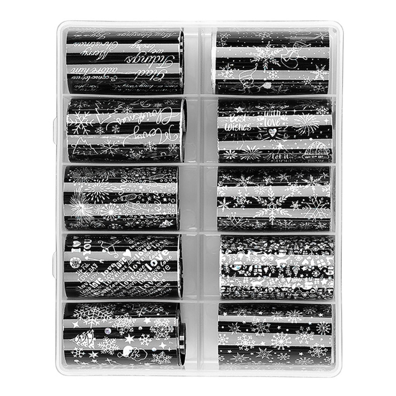 Miếng Dán Trang Trí Móng Tay 3D Chủ Đề Giáng Sinh Halloween Cho Nữ