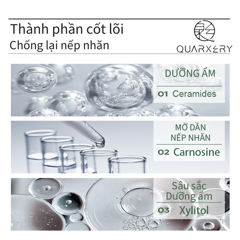 QUARXERY mặt nạ ngủ collagen dưỡng ẩm làm trắng da chống lão hóa giúp da căng bóng trẻ hoá làn da