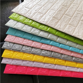 Xốp dán tường giả gạch 3D - Khổ lớn 35x30cm