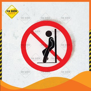 Biển báo mica Không đứng Tựa Lưng Vào Cửa hoặc Tường, 10x10 và 15x15