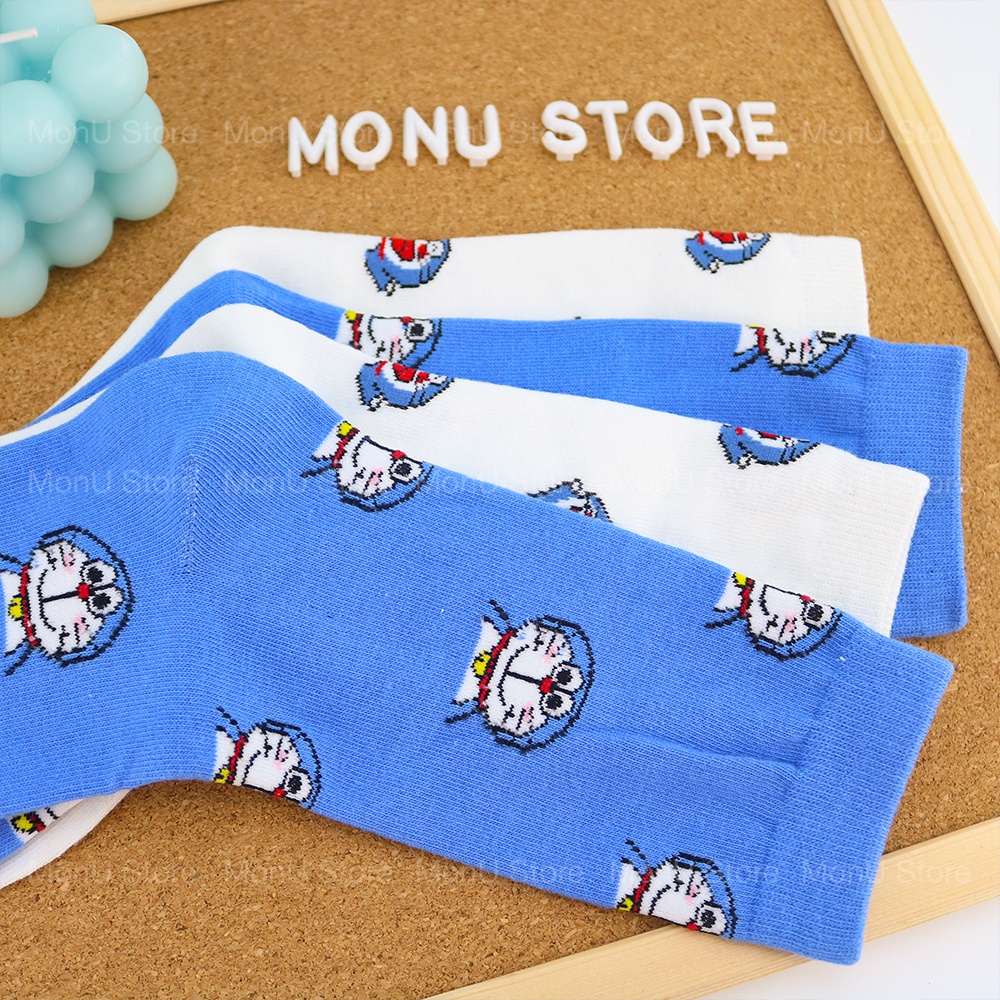 Tất vớ bắp chân hình DORAEMON DOREMON dễ thương cute MON0084