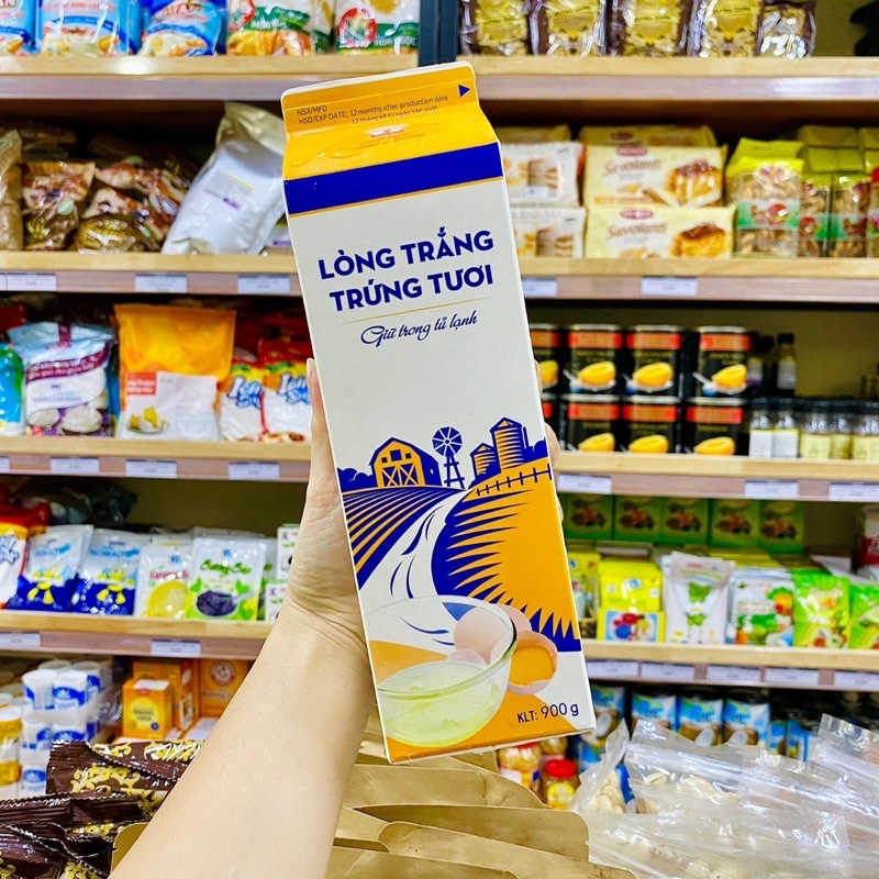 Lòng trắng trứng thanh trùng 900g