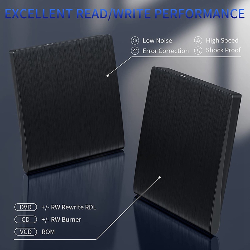 Ổ Đĩa Quang Ngoài USB 3.0 DVD-RW Cho Máy Tính