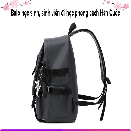 Ba lô laptop nam nữ đi học, du lịch nhiều ngăn cao cấp mang phong cách Hàn Quốc dành cho sinh viên, học sinh