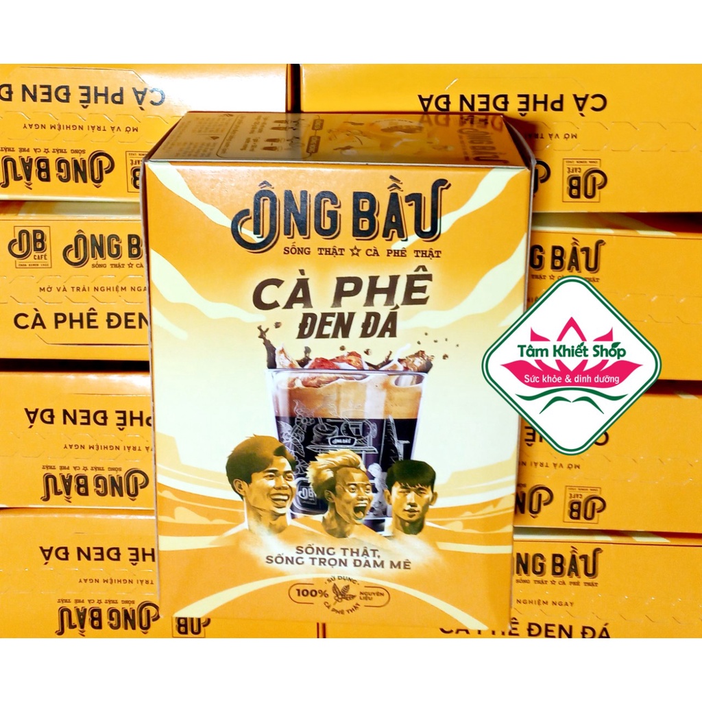 Cà phê đen đá Ông Bầu 140g.hsd:25/1/27