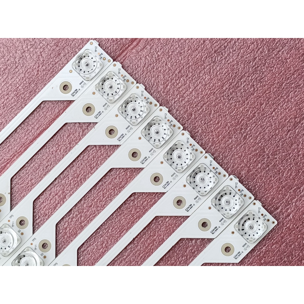 BỘ ĐÈN LED TIVI TCL 48P1 48P1S 48E5800 MỚI 100% HÀNG ZIN HÃNG, BỘ 8 THANH MỖI THANH 4 BÓNG 6V DÀI 50cm