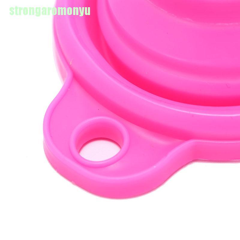 Phễu silicone có thể gập lại tiện dụng cho nhà bếp