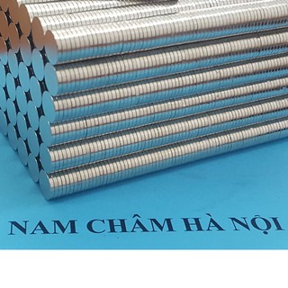 Nam châm viên trắng 8x2mm
