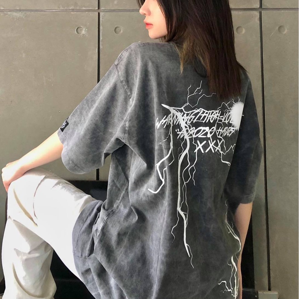 Áo thun HADES WASH TEE Sói Sấm Chớp Nam nữ chất cotton full tag KUN SHOP | BigBuy360 - bigbuy360.vn