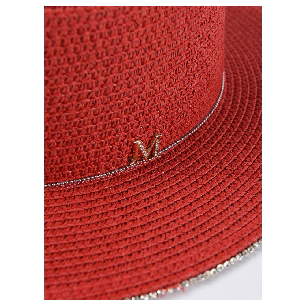 Mũ cói đính hạt kiểu dáng thời trang 2021