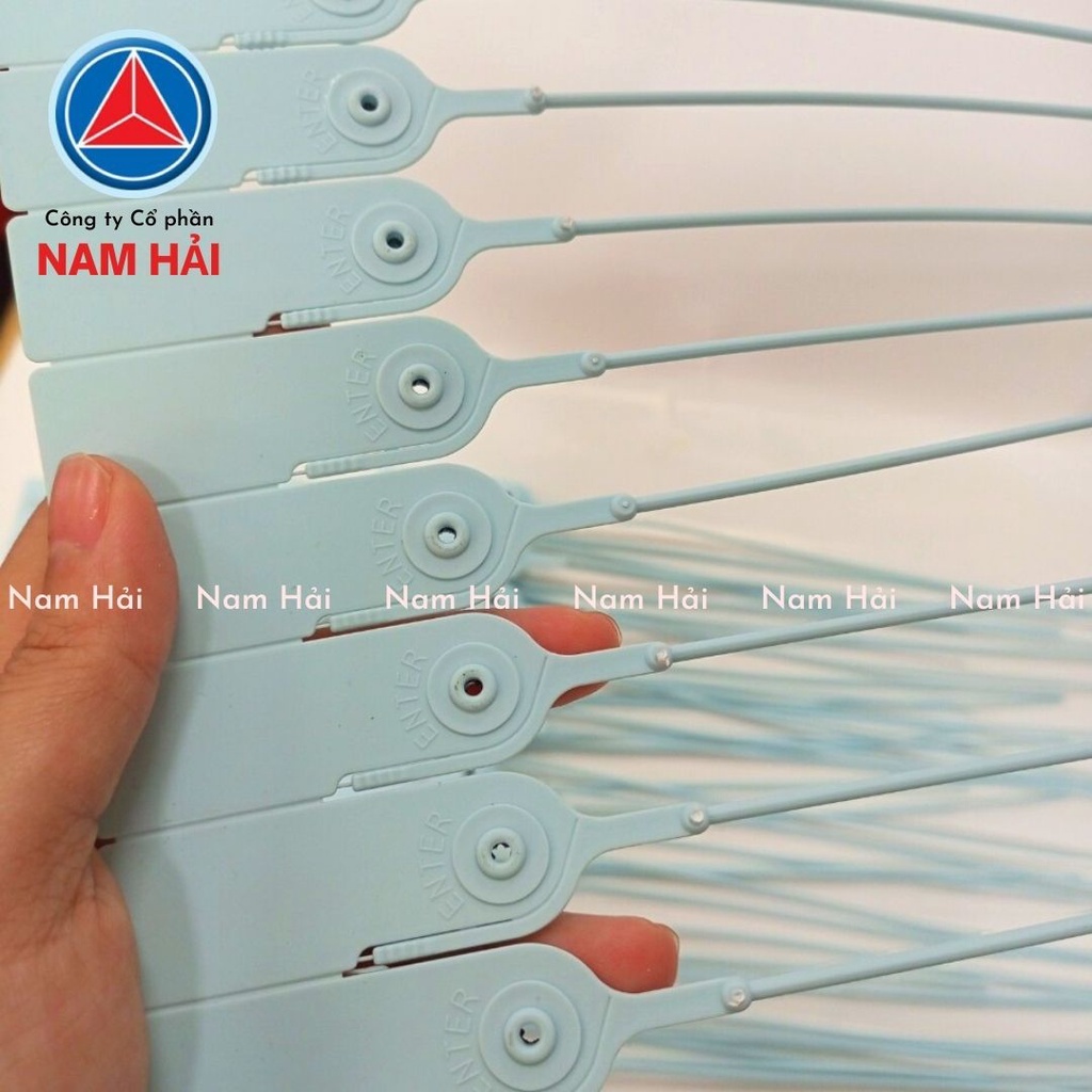 Set 50 seal niêm phong dây tròn khóa kim loại 36cm