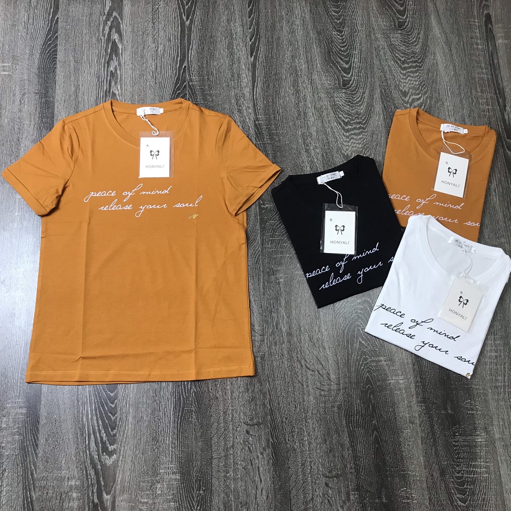 Áo thun nữ cộc tay cổ tròn dáng suông in chữ Homieyl cao cấp, áo phông nữ cotton thoáng mát chất vải đẹp