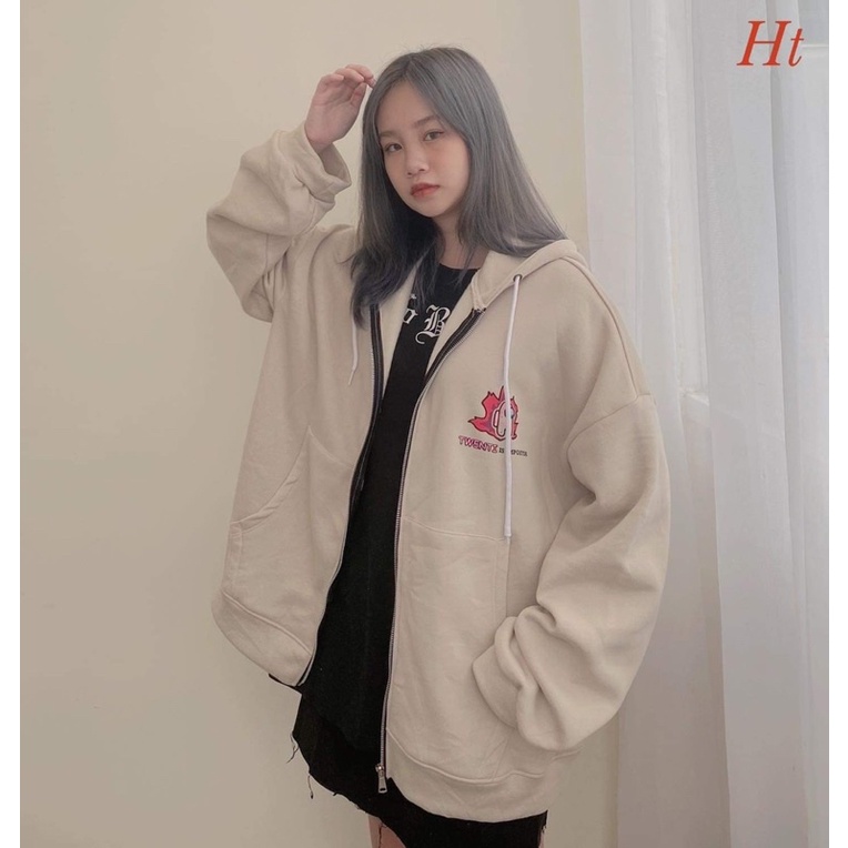 Áo khoác nỉ cotton AMONG hai mặt HT12
