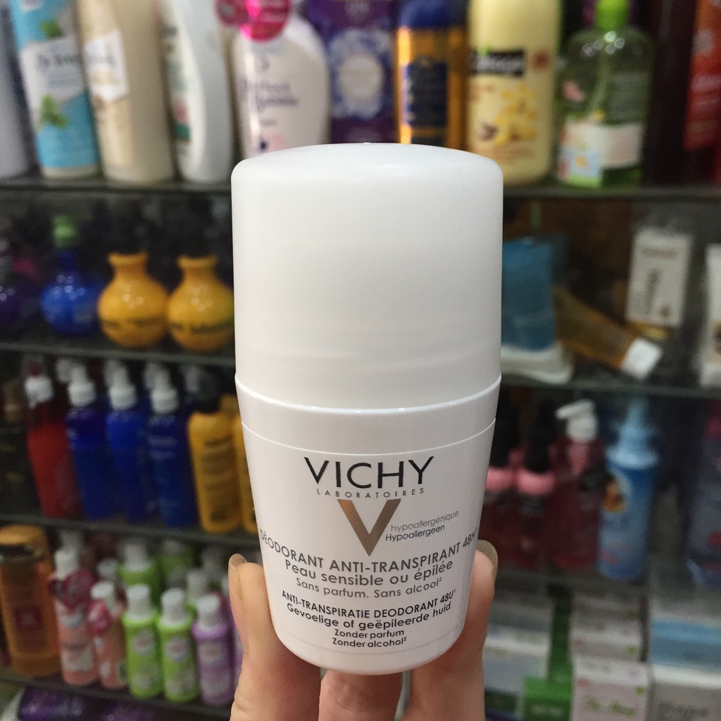 Lăn khử mùi VICHY trắng