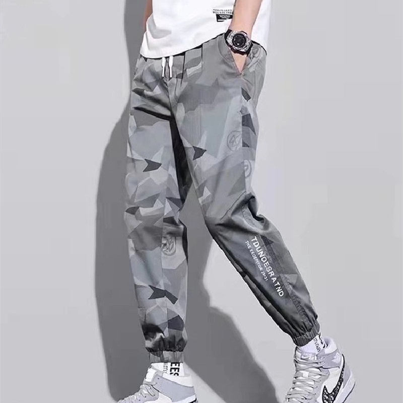 Quần ống rộng Họa Tiết Rằn Ri Thời Trang Dành Cho Nam