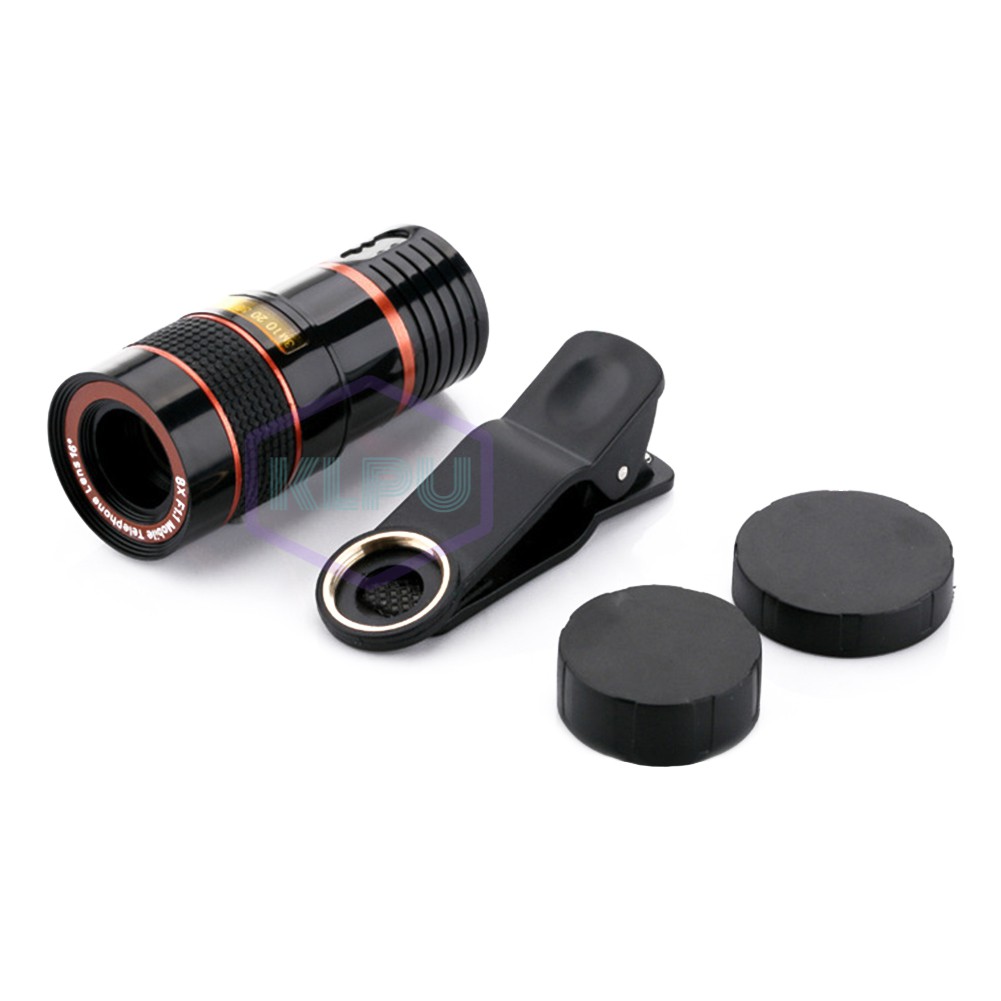 8x Zoom Optical Telescope Mobile Phone Camera Lens with Clip for iPhone Samsung HTC Huawei Sony