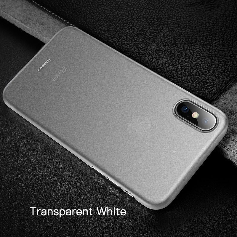 Ốp lưng Lụa Siêu mỏng, Chống bám vân tay Baseus Wing Case cho iPhone XS Max Iphone XR iPhone XS