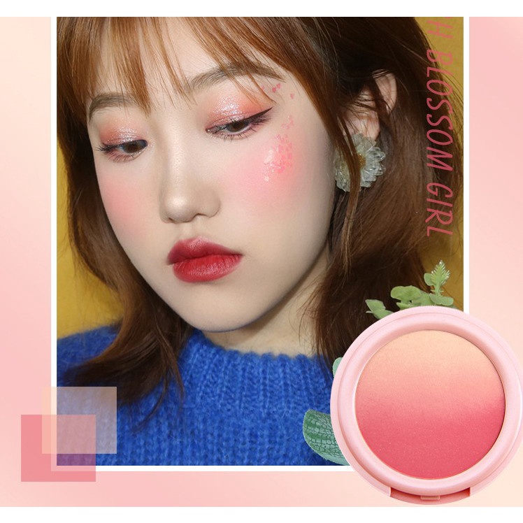 Phấn Má Hồng Hai Màu Trang Điểm Tự Nhiên Ngọt Ngào