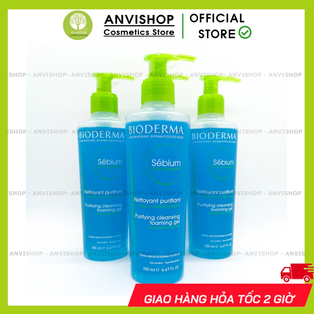 Sữa rửa mặt Bioderma- Sensibio GelMoussant 200ml