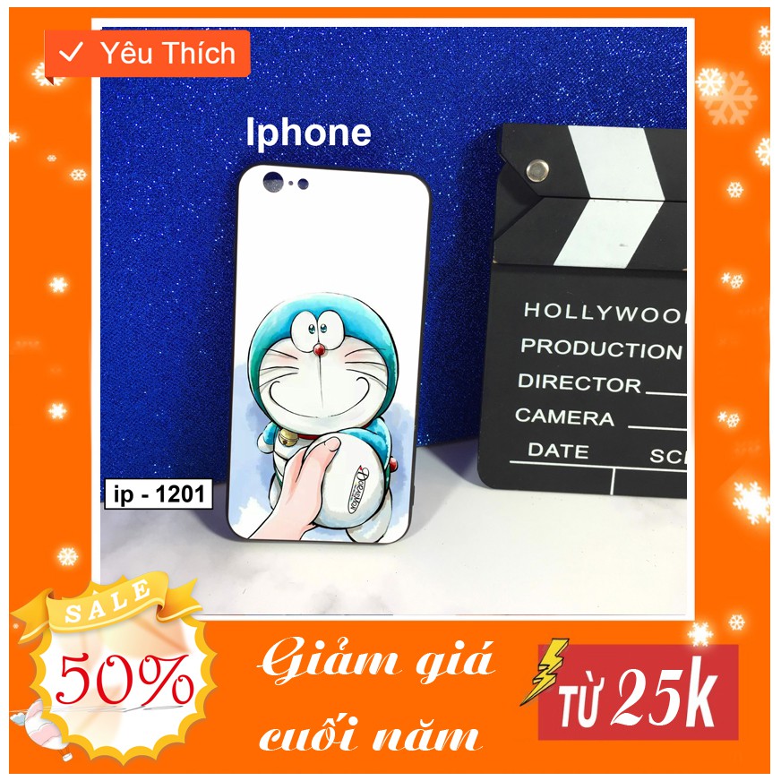 Siêu khuyễn mãi HOT Ốp Iphone Ốp Bộ HÌnh Doremon  In 3D cực đẹp (Shop luôn in hình theo yêu cầu của khách hàng)