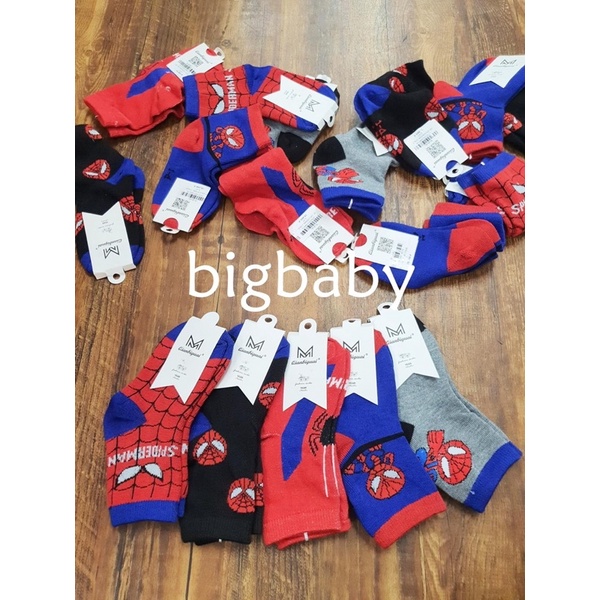 Vớ siêu nhân, người nhện, vớ spiderman cho bé trai từ 1-12 tuổi - Bigbaby Shop