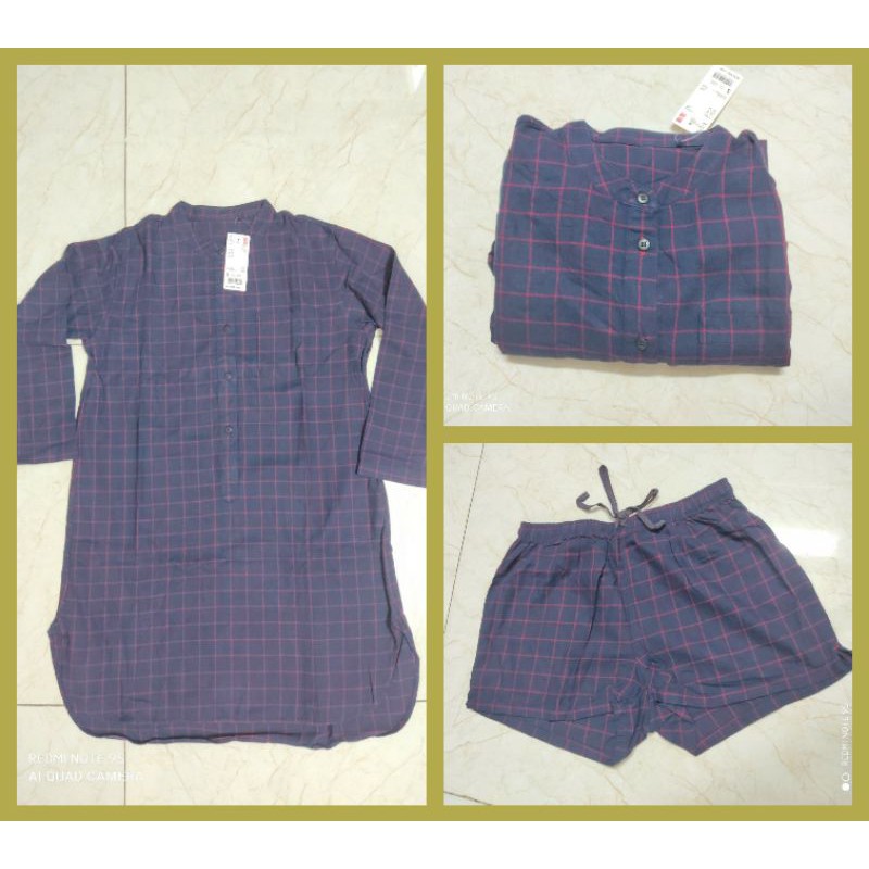 🌹 🌿 ❤ Set mặc nhà Uniqlo dòng Ines de la Fressange Flannel