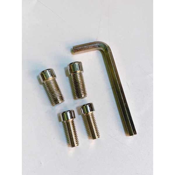 Bộ 4 con ốc lục giác gắn kiếng 10ly 8ly thuận ngược tặng cây lục giác