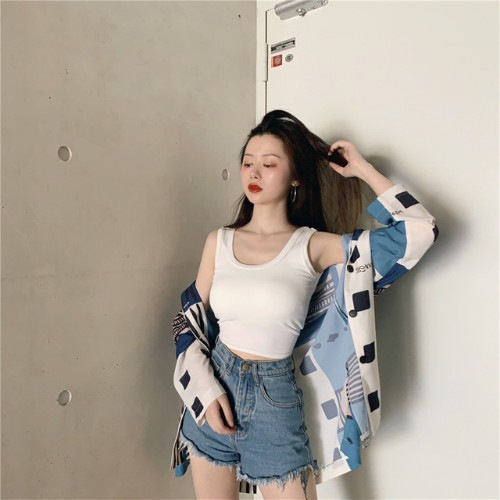 [Mã WAMT10K giảm 10k cho đơn 0k] Áo Ba Lỗ Croptop Co Dãn Ôm Body Phong Cách Hàn Quốc SIXTEEN. | BigBuy360 - bigbuy360.vn