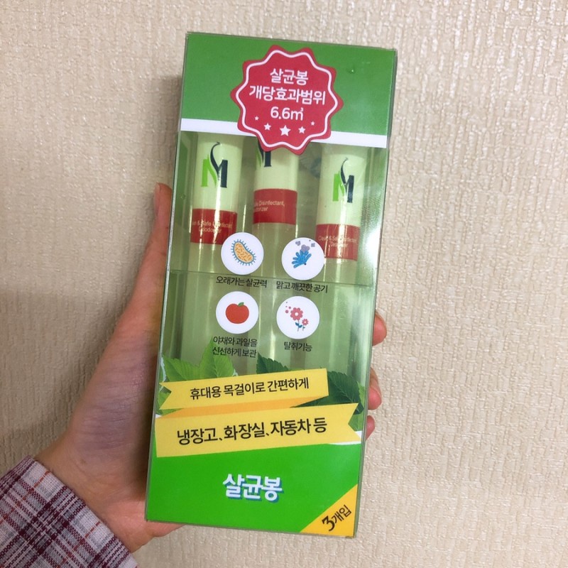 Thanh khử trùng - lọc không khí - khử mùi MioBio KOREA / Disinfection Stick 1SET/3Stick