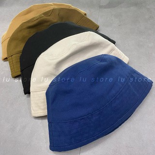 Nón Bucket Trơn Vành Cụp, Phong Cách Basic Unisex (Kèm Ảnh Thật Shop Chụp)
