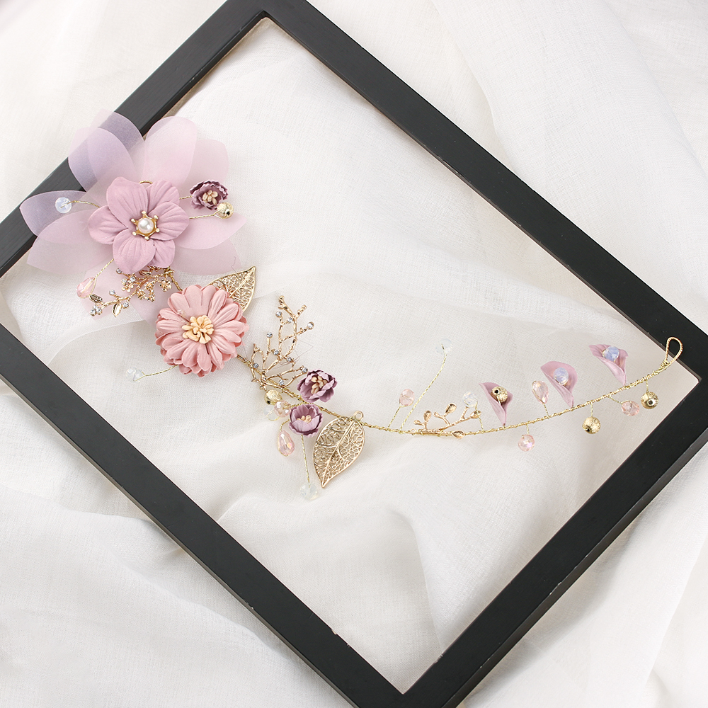 Vương Miện Đính Ngọc Trai Nhân Tạo Sang Trọng Cho Cô Dâu