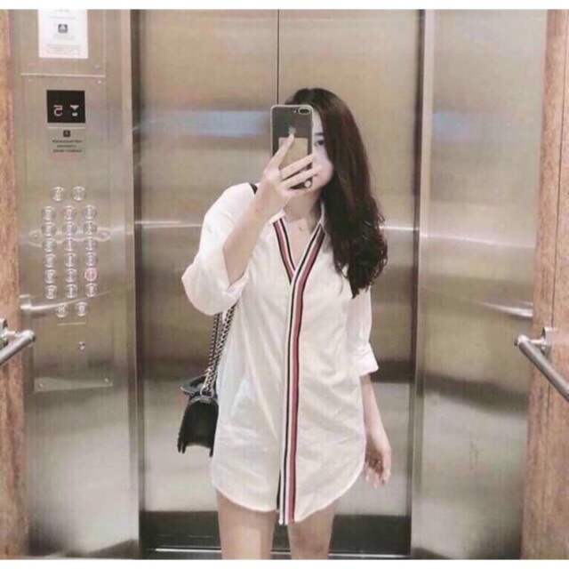 Áo sơmi dọc kẻ ( kèm ảnh thật )