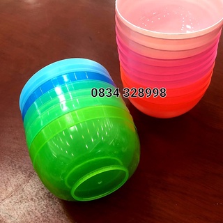 Chén nhựa cứng trộn mỹ phẩm