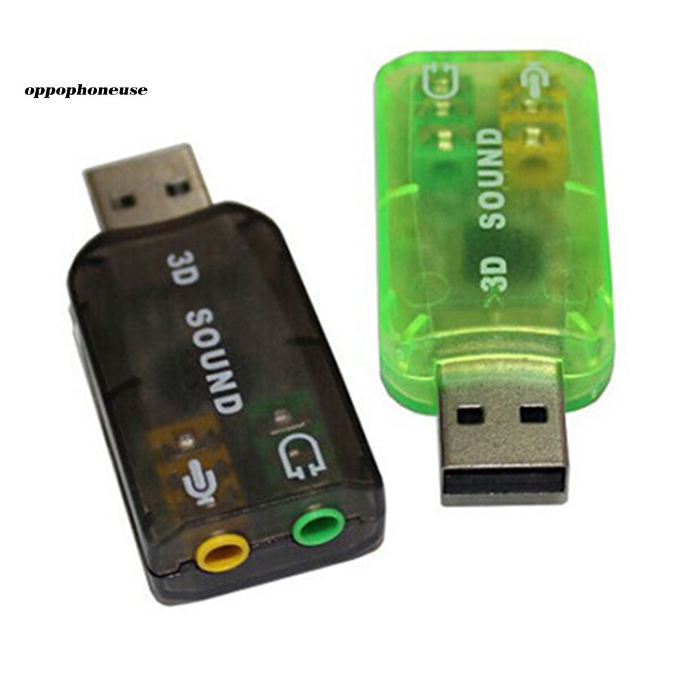 Card âm thanh chuyển đổi 5.1 kênh USB sang 3.5mm 3D chất lượng cao