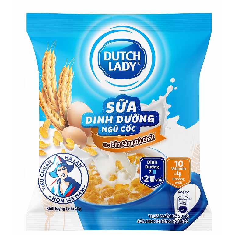 Thùng Sữa Dinh Dưỡng Ngũ Cốc Dutch Lady Cô Gái Hà Lan