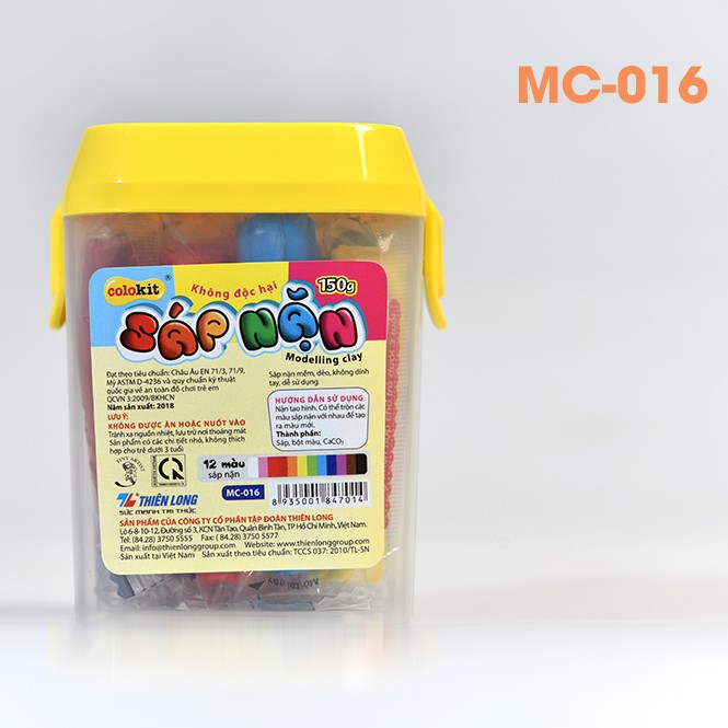 ⏩ Đất sét - Sáp nặn Colokit 8 màu / 12 màu | MC-015 / MC-016