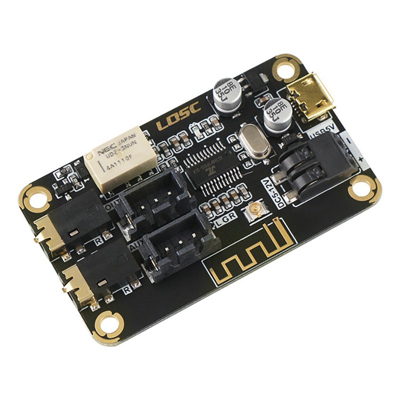 LQSC Bluetooth Decoder Board for AUX Input Diy ified Speaker Audio MP3 Stereo Audio Receiver ule