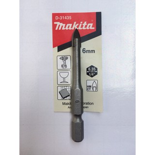 Mũi khoan gạch men,thủy tinh 6mm chân lục giác Makita D-31435