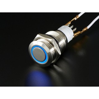 Nút nguồn inox có led (power swith)