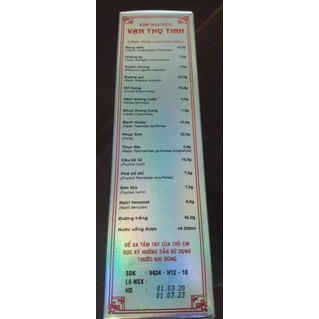 Vạn thọ tinh chai 300ml